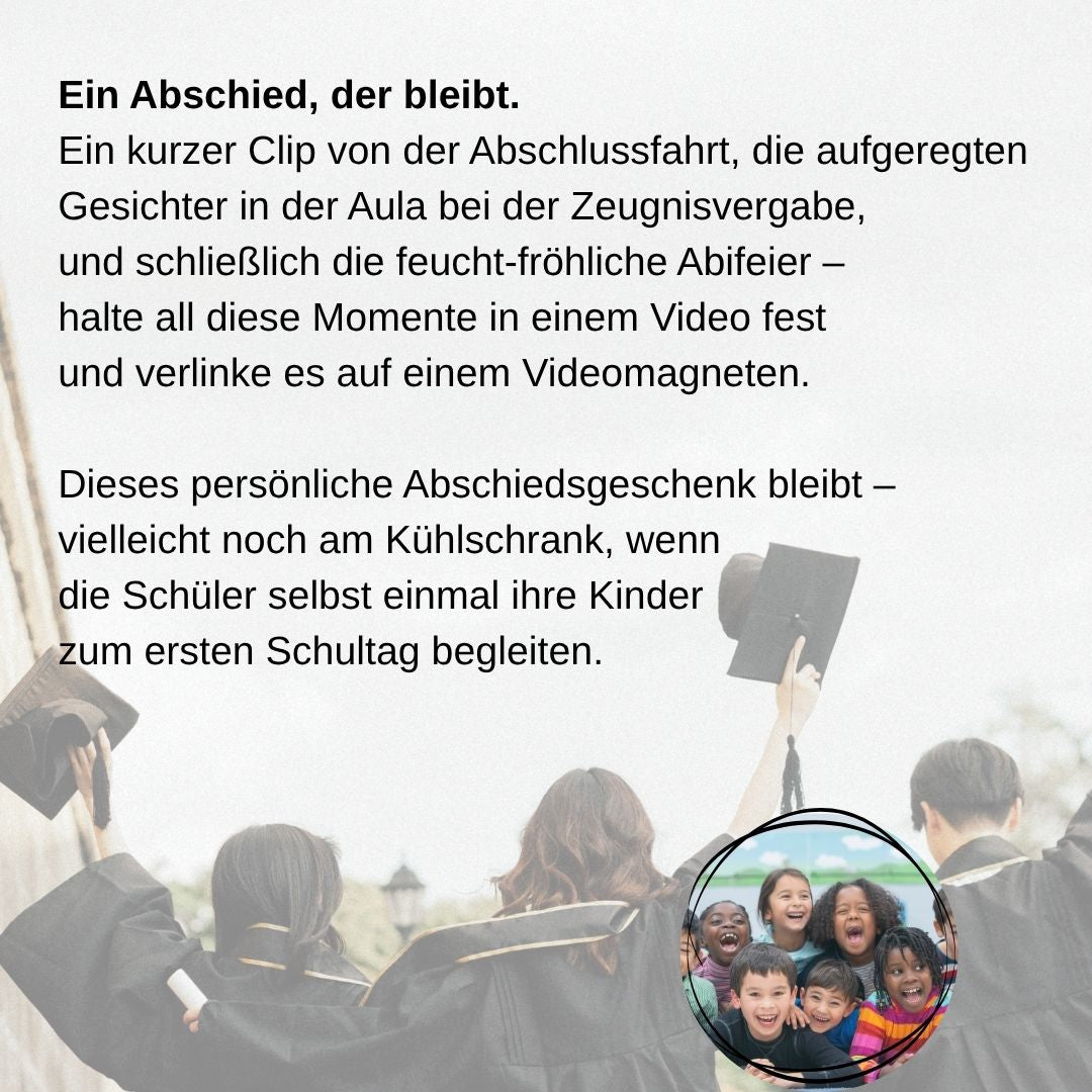 Videomagnete für Einladungs-und Dankeskarten oder Events